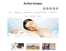 Tablet Screenshot of perfectpamper.com